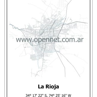 Mapa de La Rioja A4V