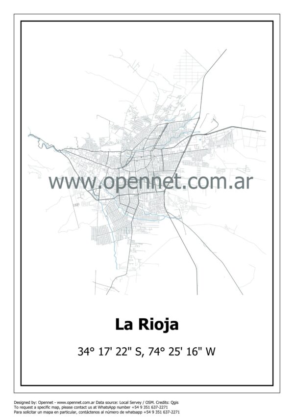 Mapa de La Rioja A4V