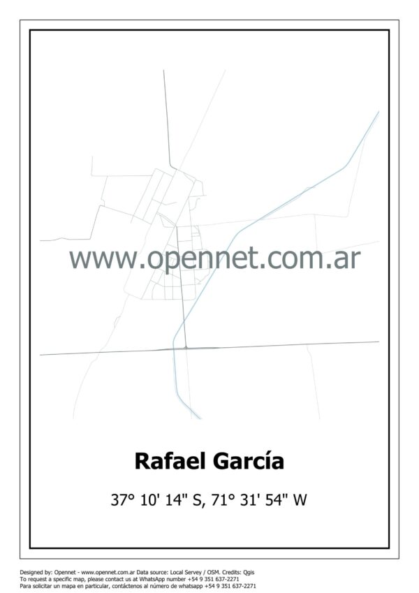 Mapa de Rafael García